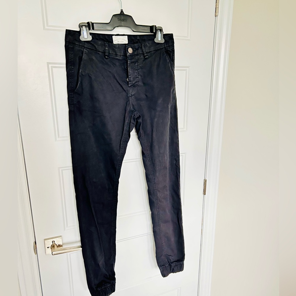 Only & Sons Black Cuffed Hem Jeans | Waist 28, Inseam 32